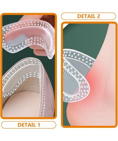 4 Pairs Heel Grips for Women - Cushion Inserts for Loose Shoes | Heel Pads for Too Big Shoes - Gel Comfort Solutions - Buy Online on GoSupps.com