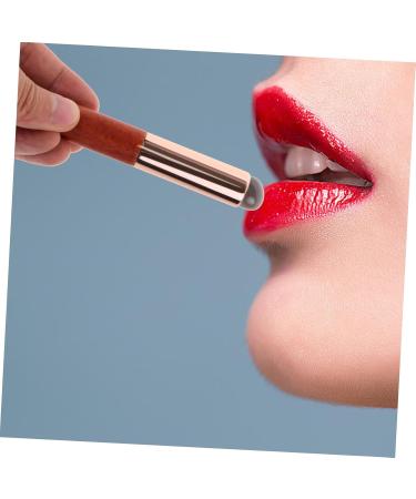 Minkissy Silicone Lip Brush - Portable Lipstick Applicator & Lip Gloss Tool for Women | Makeup Brush Wands - Buy Online on GoSupps.com