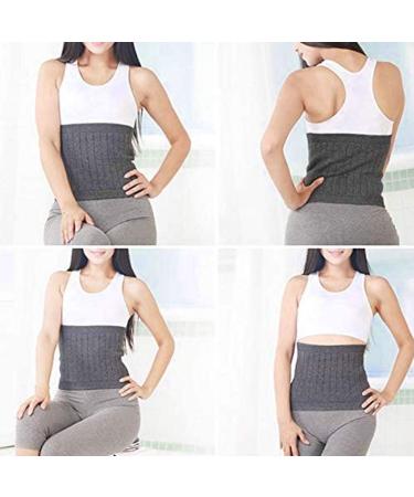 Thermal Lumbar Support Lower Back Belt Brace Cashmere Knit Stomach Kidney Warmer Thicken Thermal Cashmere Knit Warmer Band Abdominal Binder Stomach Lumbar Lower Back Support Brace Waist Grey (m) - Buy Online on GoSupps.com