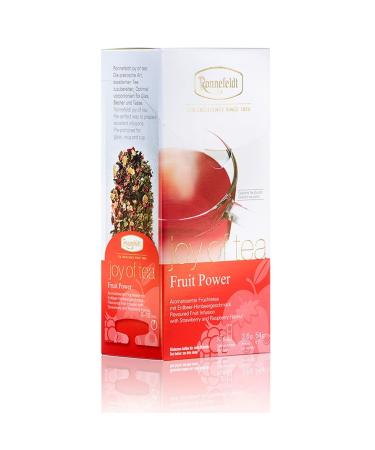 Ronnefeldt Fruit Power 'Joy of Tea' - Fruit tea with strawberry-raspberry flavour 15 tea bags 54 g quantity: 6 pieces
