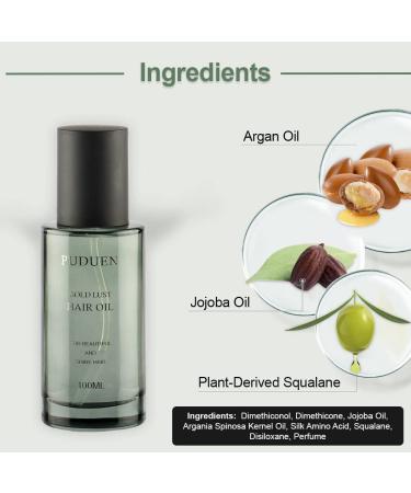 PUDUEN Argan & Jojoba Oil Treatment for Dry, Damaged Ends - Lightweight Formula (3.38 oz) - Buy Online on GoSupps.com