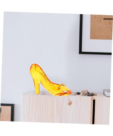 Kids Crystal High Heels - Acrylic Yellow Beads - Gem Toys 11X4CM - Buy Online on GoSupps.com