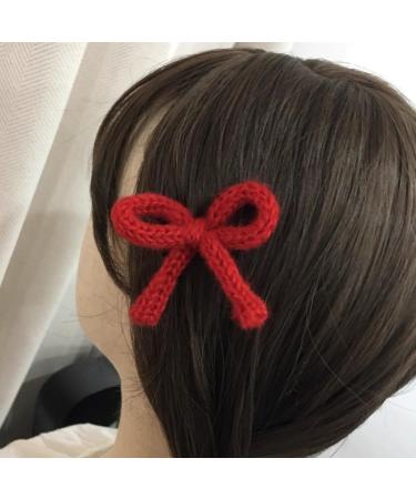 XIAHIOPT Handmade Bowtie Hair Clip Ballet Bowknot Hairpin Hair Styling Accessories for Thin Hair Korean Headwear Gray - Buy Online on GoSupps.com