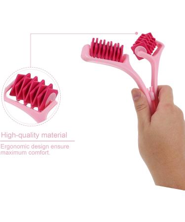 Besportble Y-Shape Hand Massager - Multi-Use Self-Massage Device for Legs Neck Arms & Elbows - Red Body Muscle Tension Relief - Buy Online on GoSupps.com