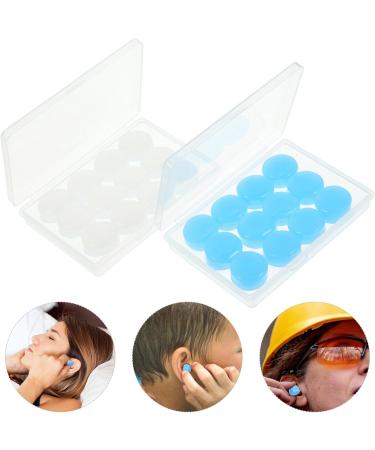 Buy 12 Pairs of Silicone Earplugs for Swimming & Travel | Universal Noise-Cancelling Ear Plugs for Adults - Buy Online on GoSupps.com