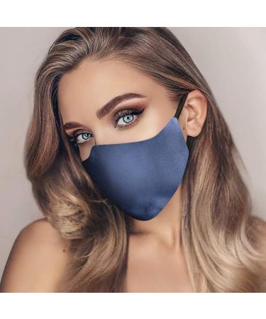 LIEIKIC Women's Elegant Washable Cotton Face Mask - Comfortable Breathable Dustproof Protection Scarf - Buy Online on GoSupps.com