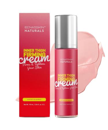 Enaskin Naturals Anti-Cellulite Cream for Inner Thighs- Instant Moisturizing Body Lotion for Women with Collagen Peptides Hyaluronic Acid Hibiscus and Honey - 90ML