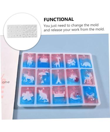 SHINEOFI Pendant Mold Silicone Molds Pendants Hand Mold Keychain Molds Diy Mold Cake Mold Accessories - Buy Online on GoSupps.com