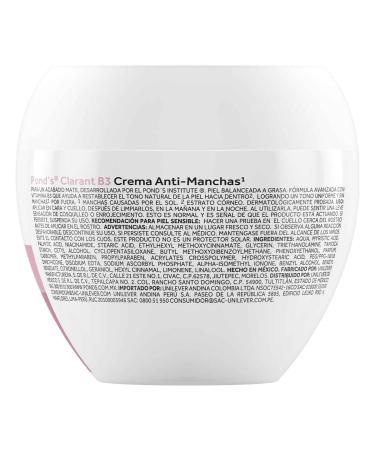 Pond's Clarant B3 Anti-Dark Spot Correcting Cream for Normal to Oily Skin - 7oz | Best International Shipping - Buy Online on GoSupps.com