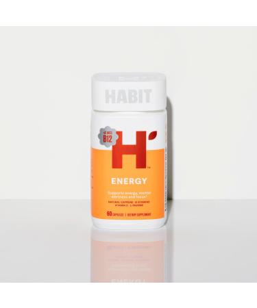 Buy Habit Energy Supplement 2 Pack - Boost Energy Focus & Alertness | Vegan Non-GMO Natural Caffeine - Buy Online on GoSupps.com