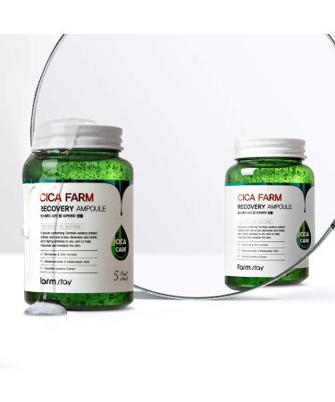 FARM STAY CICA FARM Recovery Ampoule 8.45 fl oz - Hydrating Calming Gel with Vitamin Capsules | International Shipping - Buy Online on GoSupps.com