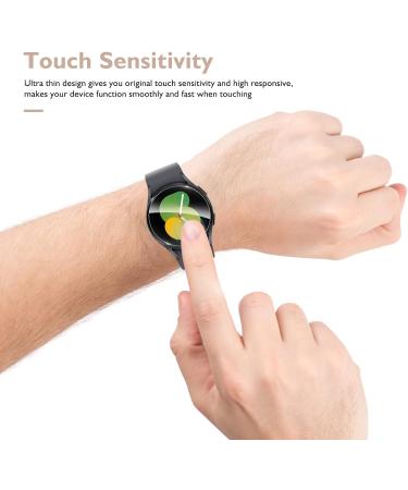Kimilar 4 Pack Galaxy Watch 4/5 Screen Protector 40mm - Waterproof Tempered Glass Cover for Samsung Galaxy Watch 4/5 40mm Smartwatch - Buy Online on GoSupps.com