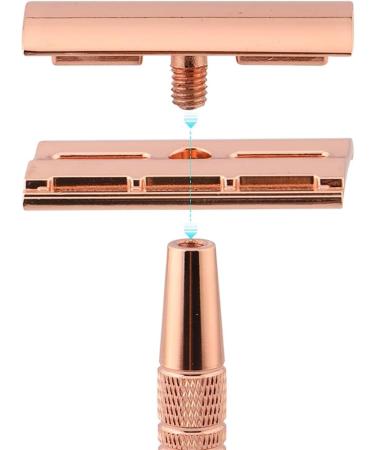 Solys Razor - Double Edge Safety Razor for Men & Women | Reusable Metal & Rose Gold Design | Smoothshave Experience | Buy Now - Buy Online on GoSupps.com