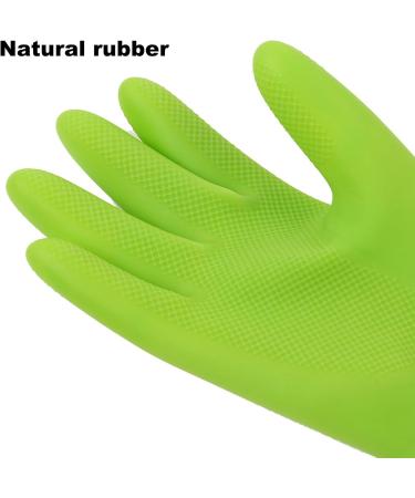 NGUMMS Kitchen Gloves for Washing Dishes | Household Cleaning Gloves 1 Pair | Waterproof Dishwashing Gloves Reusable Household Gloves Latex Thicken Kitchen Cleaning Housework Tools - Buy Online on GoSupps.com