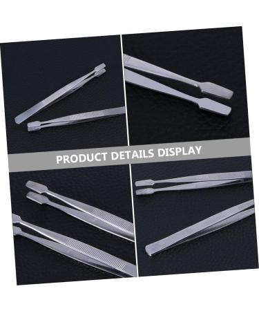 Housoutil Tweezers Professional Lash Tweezer Nipper Precision Tweezer False Lash Applicator Tool Makeup Tweezer Grafting Lash Supplies Philately Tools Stainless Steel Eyelash with Pliers 11CM Silver - Buy Online on GoSupps.com