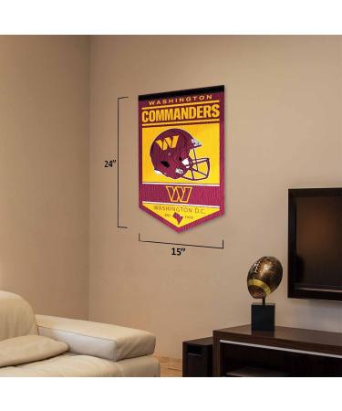 Washington Commanders Heritage History Banner Pennant - Premium Sports Decor for Fans | Shop Worldwide - Buy Online on GoSupps.com