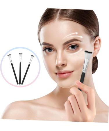 Healeved 3pcs Fish Tail Brush Makeup Brushes Portable Nose Brush Contour Brush Nose Shadow Brush Fiber Wool - Buy Online on GoSupps.com