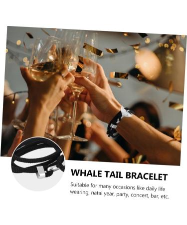 WRITWAA 1pc Whale Tail Bracelet Handmade Bracelets Birthday Party Favors Sailing Bracelet Mermaid Bracelet Whale Tail Jewelry Summer Jewelry Rope Accessories Do Not Fade Lovers Silica Gel - Buy Online on GoSupps.com