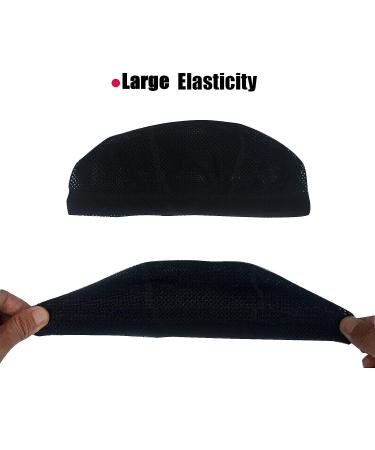 Highshion 5pcs Spandex Mesh Dome Wig Caps - Stretchable, Breathable, and Elastic for Comfortable Wig Making - Big Holes, Dome Caps for Men and Women - Buy Online on GoSupps.com