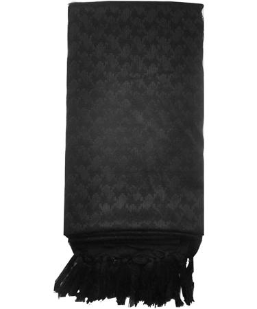 Explore Land Cotton Shemagh Tactical Desert Scarf Wrap in Black - Versatile Outdoor Gear - Buy Online on GoSupps.com