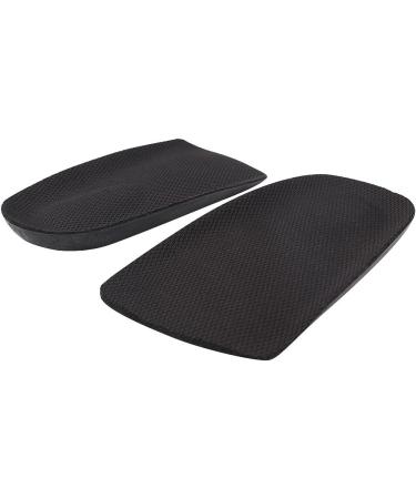 Footinsole Heel Cushion Height Insoles - Comfortable Mesh Black | Increase Height Instantly | Shoe Lifts for 1 Inch Gain - Buy Online on GoSupps.com