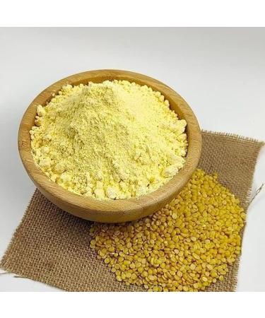 Seelans Fudco Moong Dall Flour | 500G | Yellow Gram Flour | High Protein | Ground Moong Without Husk | Lentil Flour | Indian Origin | Each 500G | Pack Of 4 - Buy Online on GoSupps.com