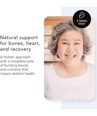 Nugevity Osteo BHR - 60 Ct Bone Strength Supplement with Ipriflavone, Boron, Magnesium, Vitamin K2 & D3 for Heart and Bone Health - Supports Optimal Calcium Utilization *Men & Women - Buy Online on GoSupps.com