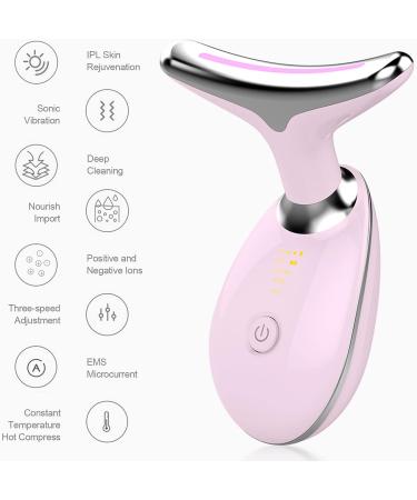 Commodore Red Light Face Lift Device | Skin Beauty & Neck Therapy | Portable Electric Massager - Pink - Buy Online on GoSupps.com