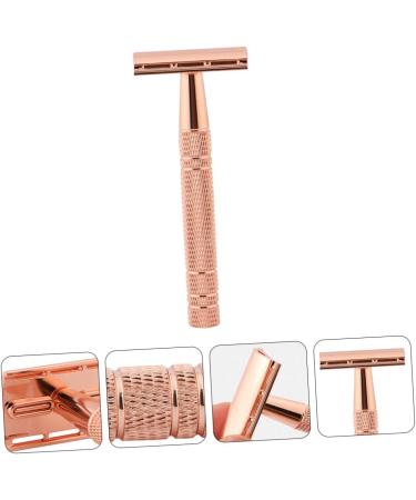 Buy Minkissy Double Edge Razor for Men & Women - Premium Aluminum Handle Ladies Face Shaver - Buy Online on GoSupps.com