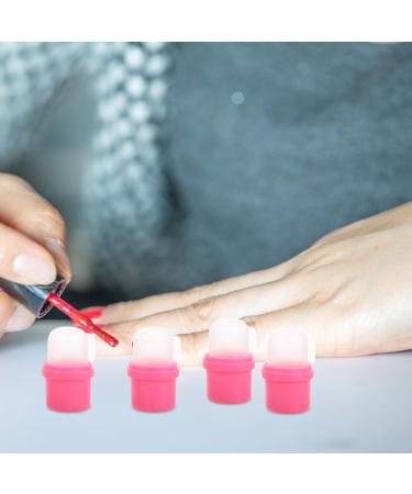 Beaupretty 20 Pi ces D outil pour Dissolvant de Vernis Gel en Silicone Souple Capuchons de Trempage Universels pour Manucure Dissolvant Vernis Ongles Semi-permanent Usage Professionnel - Buy Online on GoSupps.com