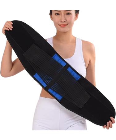Buy S-6XL Oversize Lumbar Spine Decompression Belt | Lower Back Support for Men & Women | Pain Relief | Waist Corrector in Blue - Buy Online on GoSupps.com