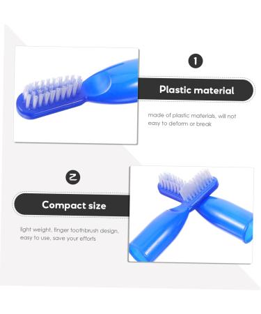 Minkissy 10-Pack Finger Toothbrushes - Portable Travel Oral Care Accessories for Effective Teeth Cleaning - Buy Online on GoSupps.com