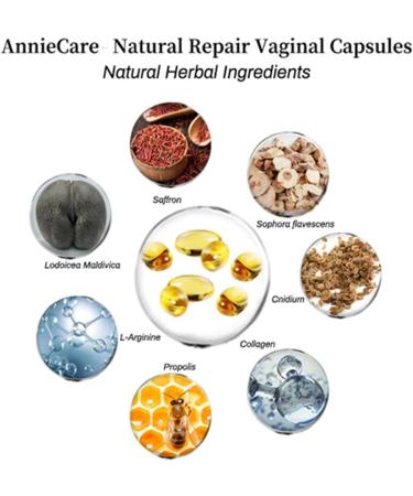 Annie Care Natural Detox Viginal Gel & Slimming Capsules Bundle - Anti-Itch, Firming, Repair, Pink and Tender - 5 Bag Set - Buy Online on GoSupps.com