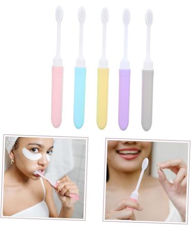 Buy GATUIDA Travel Toothbrush - Soft Foldable & Decorative for Adults | Ideal Travel Oral Care International Shipping Available - Buy Online on GoSupps.com