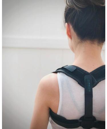 Posture Corrector - Upper Back Clavicle Brace for Women and Men - Orthopedic Tool That Supports Shoulders & Prevents Kyphosis - Adjustable and Wearable - Discreet Fit With Undershirt