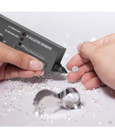 Professional Diamond Tester Pen with 60X Magnifying Glasses - High Accuracy Electronic Gem Testing Kit for Jewelry - 6 Piece Set - Buy Online on GoSupps.com