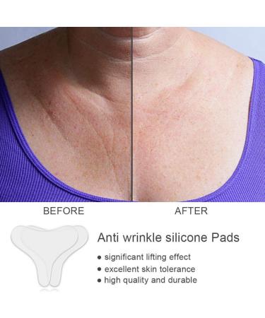 MANDOYV Neck Wrinkle Patches Wrinkle Patches Pack of 4 - Chest Wrinkle Silicone Pad- Reusable and Washable Wrinkle Patches for Wrinkles Treatment While Sleeping - Buy Online on GoSupps.com