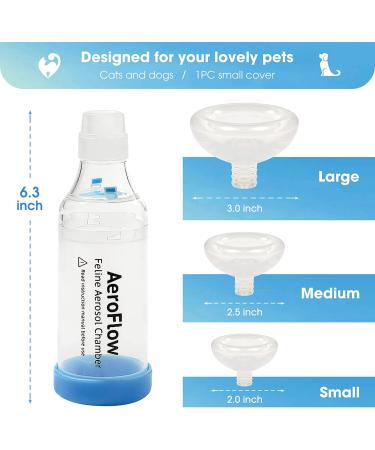 CANACK Pet Aerosol Chamber Inhaler Spacer for Cats and Dogs - Veterinary Approved | Includes Mask for Dogs and Felines - Buy Online on GoSupps.com