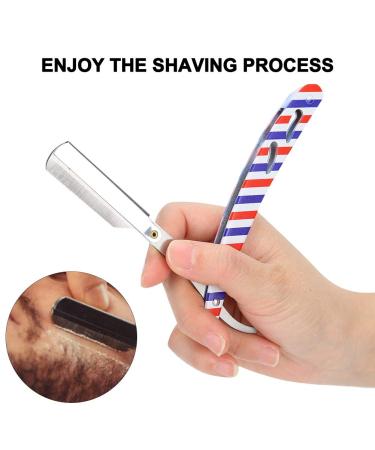 Professional Barturaser - Stainless Steel Foldable Men's Razor for Hair & Face | Perfect Red & White Shaver - Buy Online on GoSupps.com
