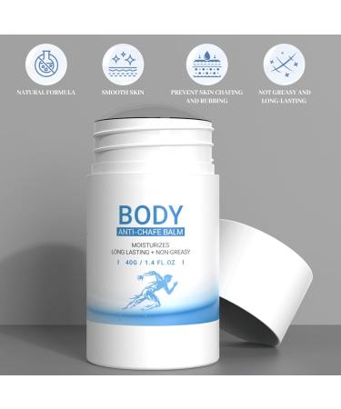 Antifriction cream antifriction cream against chafing of thighs body protection cream for outdoor sports leg care and body repair B 1 piece 1er Pack - Buy Online on GoSupps.com