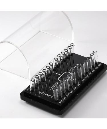 Dental Orthodontic Round Rectangular Bog Wire Box | Acrylic Dispenser for Dentists | Arched Powers Instrument - Buy Online on GoSupps.com
