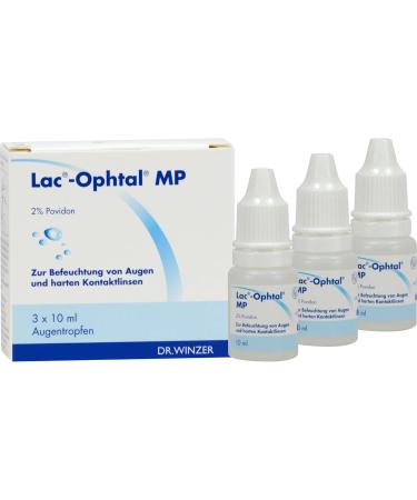LAC-OHTAL MP Eye Drops (3x10 ml) - Hydrating & Soothing Eye Care | International Shipping Available - Buy Online on GoSupps.com