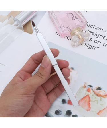 Beaupretty Travel Lip Brush Lip Brush Applicator Portable Lip Brush Makeup Lip Brush Makeup Tool Kit Lipstick Brush Make up Applicators for Face Makeup Brush Earth Tones White Lip Gloss - Buy Online on GoSupps.com