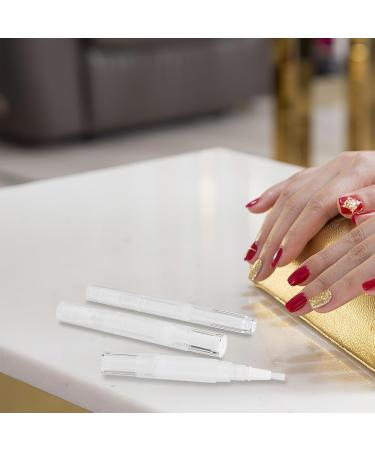 jojofuny Lot de 6 Stylos Vernis Ongles Vides Transparents 3ml et 5ml Tubes Applicateurs pour Huile Cuticules Brosse Int gr e Rechargeables Adapt s Soin Ongles et Cuticules - Buy Online on GoSupps.com