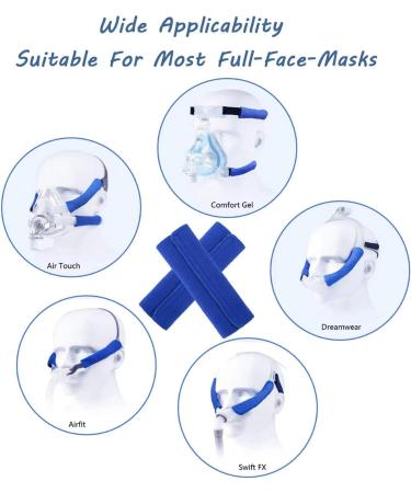 NATAKU 4 Packs CPAP Mask Strap Covers - Universal & Reusable Comfort Pads for Reducing Red Marks - Soft-Fleece Mask Cover - CPAP Accessories - Buy Online on GoSupps.com