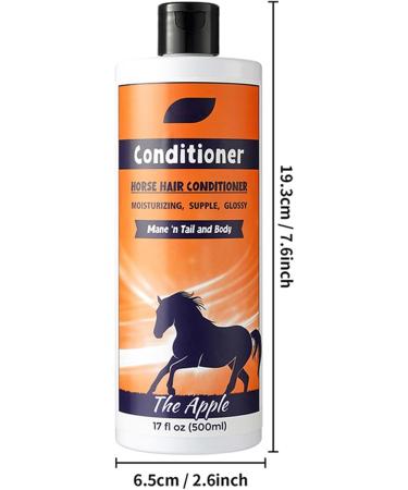 Fravsiu Mane and Horse Shampoo Mane Shampoo - 500ML Natural Mane and Mane Labyrinth Shampoo Horse Grooming Supplies Coat Cleansing Shower Gel - Buy Online on GoSupps.com