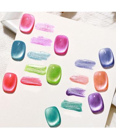 15ml Need UV Lamp Colorful Manicure Tool Semi Permanent Gel Nail Polish Phototherapy Gel Fluorescent Spar Cat Eye Gel - (Color: 9) - Buy Online on GoSupps.com