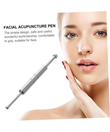 Minkissy Stainless Steel Acupuncture Pen - Manual Metal Acupuncture Tool with Retractable Design for Pain Relief | Shop Internationally - Buy Online on GoSupps.com