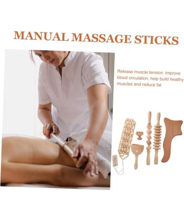 Shop Healeved 5-Piece Beech Massager | Premium Swedish Beechwood for Relaxation & Wellness - International Shipping Available - Buy Online on GoSupps.com