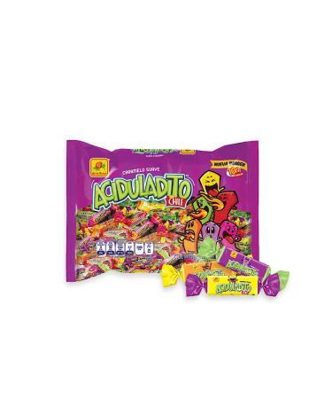 De La Rosa Aciduladito con Chile, Sweet & Sour Chewy Candy with Chili 100 pieces